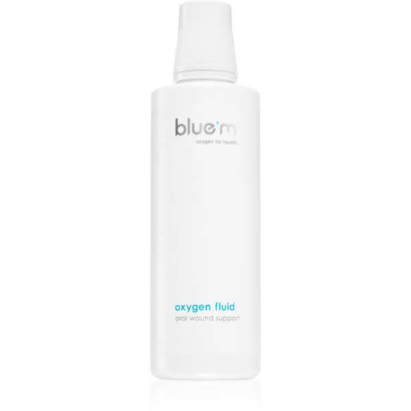 Blue M Oxygen for Health Oxygen Fluid készítmény a lokális ápoláshoz aftákra és a szájüreg kisebb sérüléseire 500 ml-Ár