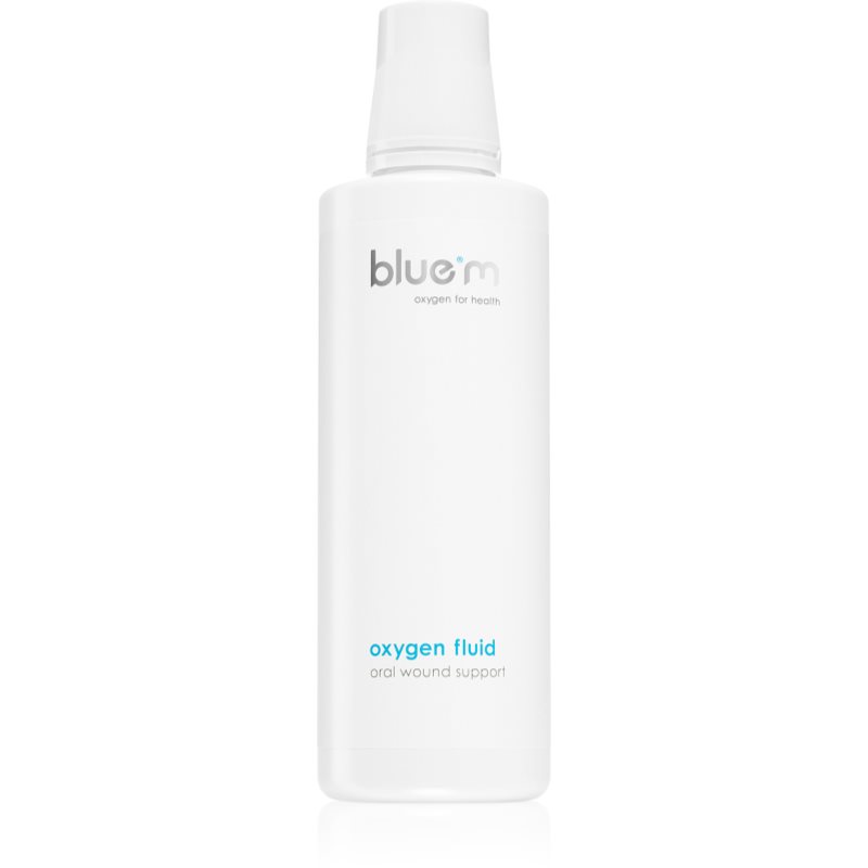 Blue M Oxygen for Health Oxygen Fluid készítmény a lokális ápoláshoz aftákra és a szájüreg kisebb sérüléseire 500 ml-Ár