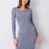 Blue Melange Dress by Jillian RUE PARIS