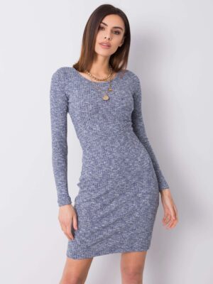 Blue Melange Dress by Jillian RUE PARIS