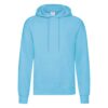 Blue Men's Hooded Sweat Fruit of the Loom