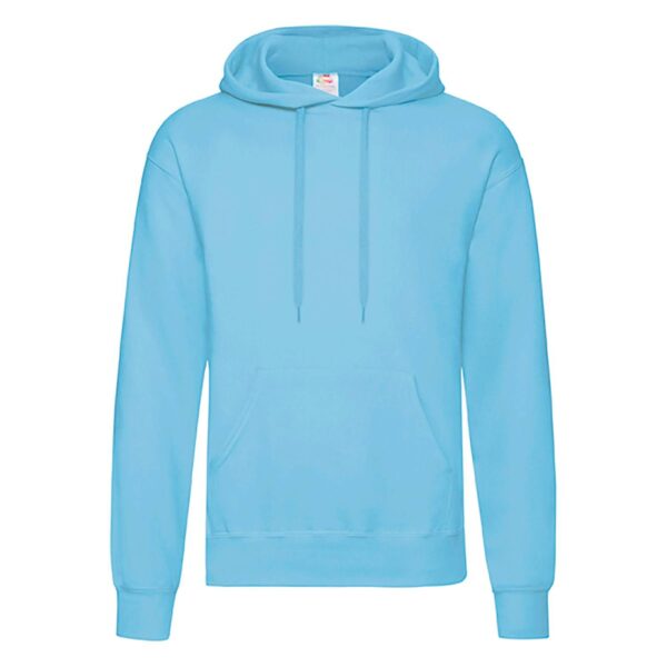 Blue Men's Hooded Sweat Fruit of the Loom