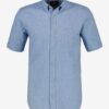 Blue Men's Short Sleeve Shirt LERROS - Men