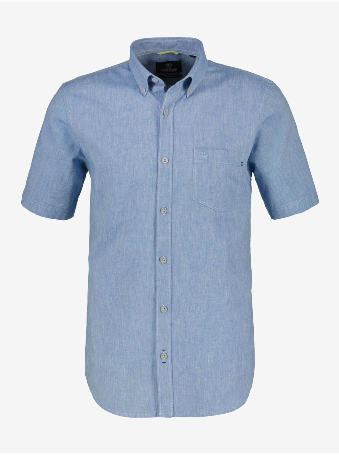 Blue Men's Short Sleeve Shirt LERROS - Men