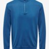Blue Mens Sweater ONLY & SONS Wyler - Men