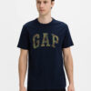Blue Men's T-Shirt GAP Logo v-ss camo arch tee