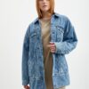 Blue Oversize Denim Jacket ONLY Raven - Women