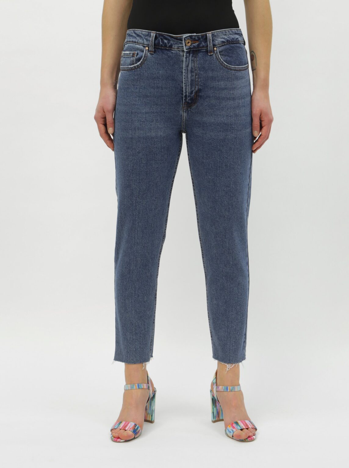 Blue Skinned Straight Jeans ONLY Emily - Women