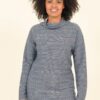 Blue Striped Women's Sweatshirt Brakeburn - Women