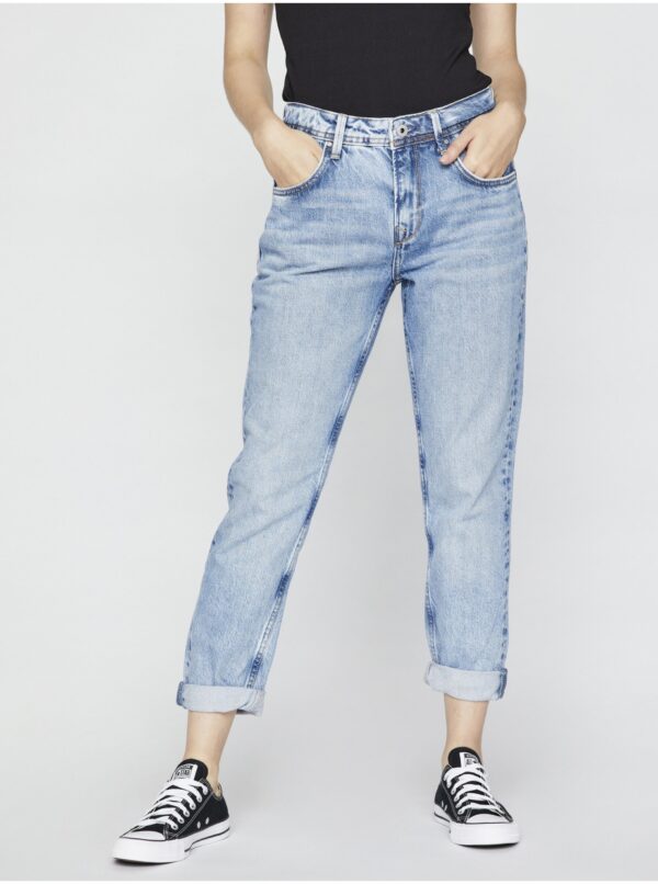 Blue Women Boyfriend Jeans Jeans Violet - Women