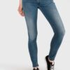 Blue Women Slim Fit Jeans Replay Luz - Women