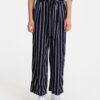 Blue Women Striped Pants Tom Tailor - Women