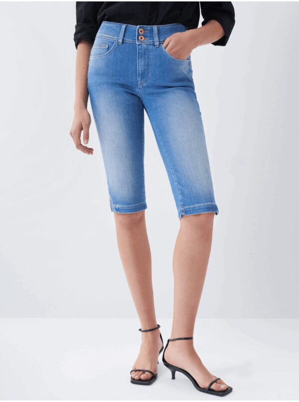 Blue Women's Denim Shorts Salsa Jeans Secret - Women