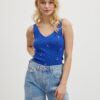 Blue Womens Knitted Tank Top JDY Nanna - Women