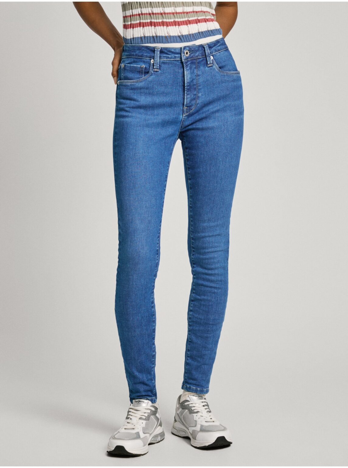 Blue Women's Super Skinny Fit Pepe Jeans - Women's