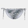 Blue and White Patterned Swimsuit Bottoms Pieces Ginette - Women's