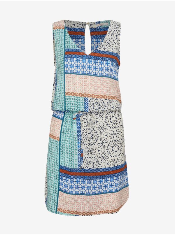 Blue and green dress CAMAIEU - Women