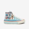 Blue and white children's ankle patterned sneakers Converse Sweet Scoops - Boys
