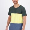 Blue and yellow men's T-shirt Alife and Kickin