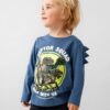 Blue boys' long-sleeved T-shirt name it Jinus Jurassic - Boys