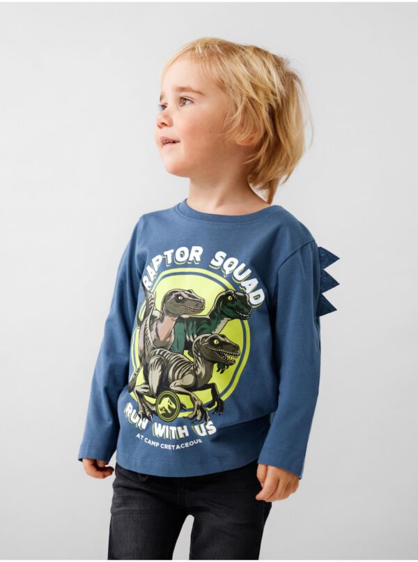 Blue boys' long-sleeved T-shirt name it Jinus Jurassic - Boys