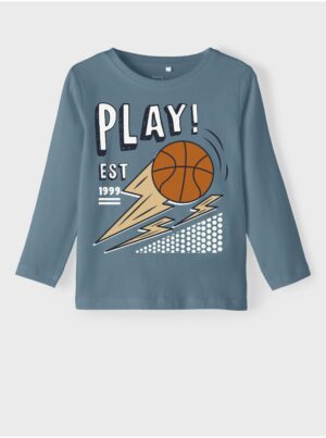 Blue boys' long-sleeved T-shirt name it Vux - Boys
