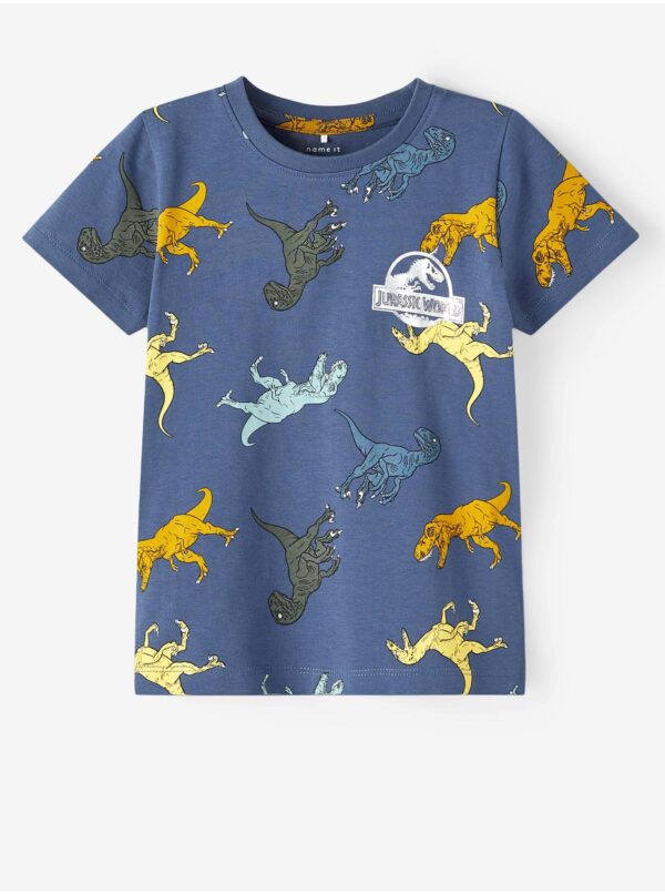 Blue boys' patterned t-shirt name it Jalil - Boys