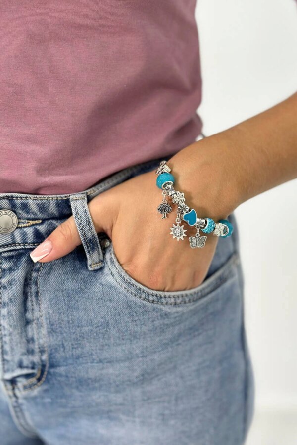 Blue bracelet