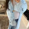 Blue cardigan By o la la cxp0720. R34