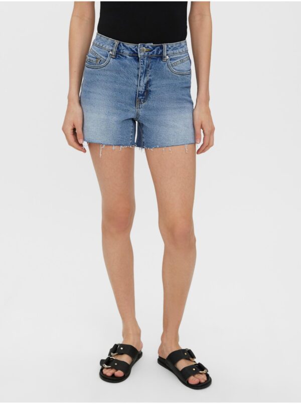 Blue denim shorts VERO MODA Brenda - Women