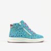 Blue girls' suede ankle sneakers Richter - Girls