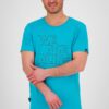 Blue men's T-shirt with Alife and Kickin print - Men's