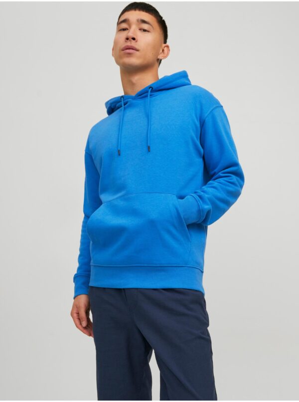 Blue men's basic hoodie Jack & Jones Star - Men's