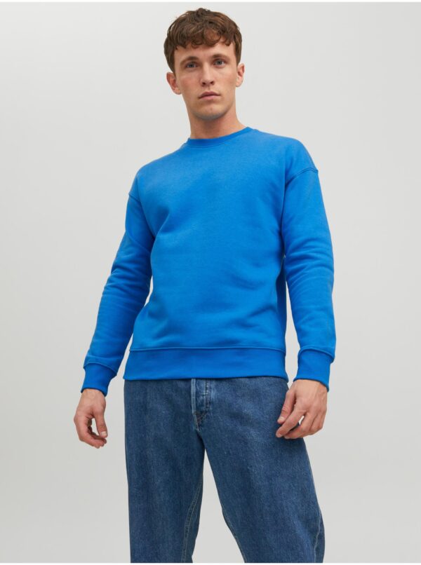 Blue men's basic sweatshirt Jack & Jones Star - Men's