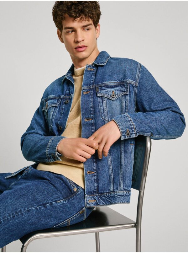 Blue men's denim jacket Pepe Jeans - Men