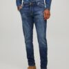 Blue men's slim fit jeans Jack & Jones Glenn - Men's