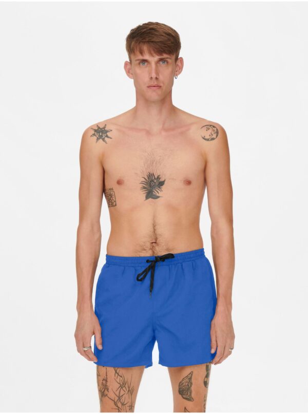 Blue men's swimwear ONLY & SONS Ted - Men's