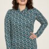 Blue patterned T-shirt Tranquillo - Women