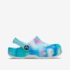 Blue patterned girls' slippers Crocs - Girls