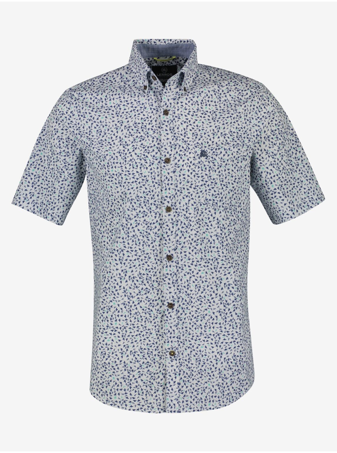 Blue patterned shirt LERROS - Men
