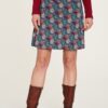 Blue patterned skirt Tranquillo - Women