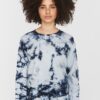 Blue patterned sweatshirt Noisy May Ilma - Women