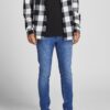 Blue slim fit jeans Jack & Jones Liam - Men's
