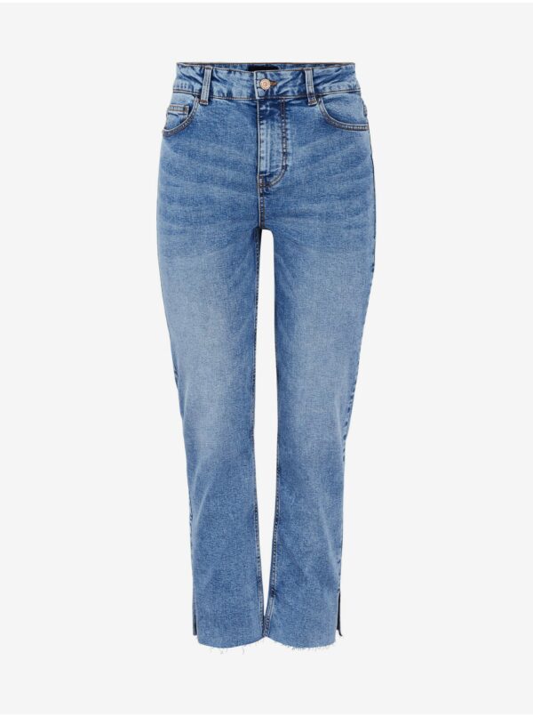 Blue straight fit jeans Pieces Rico - Women