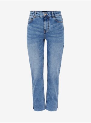 Blue straight fit jeans Pieces Rico - Women