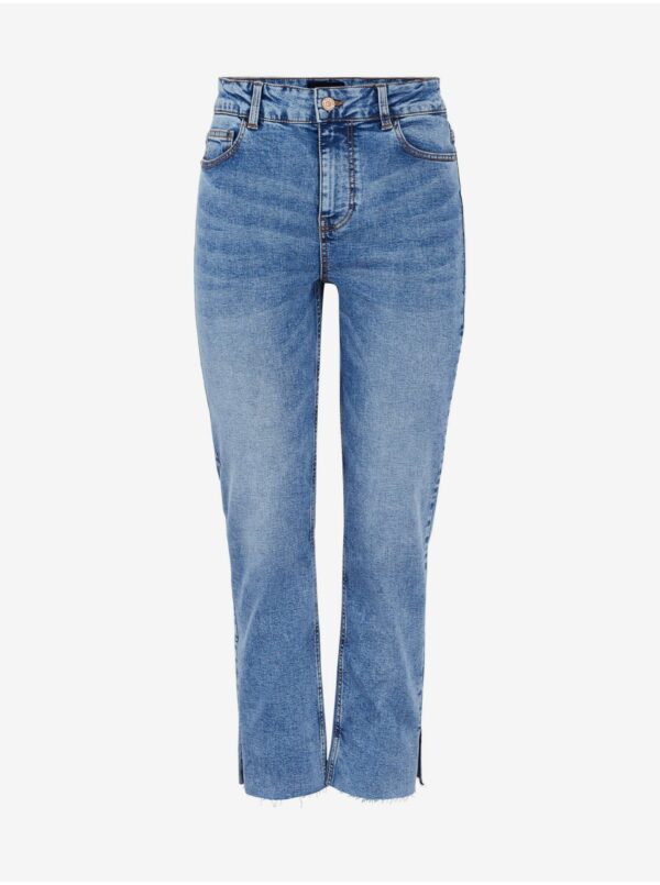 Blue straight fit jeans Pieces Rico - Women
