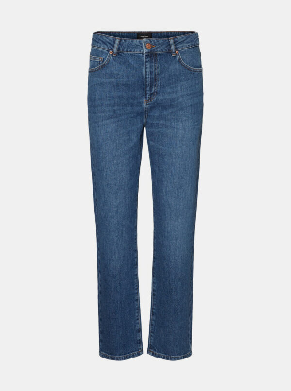 Blue straight fit jeans VERO MODA Carla