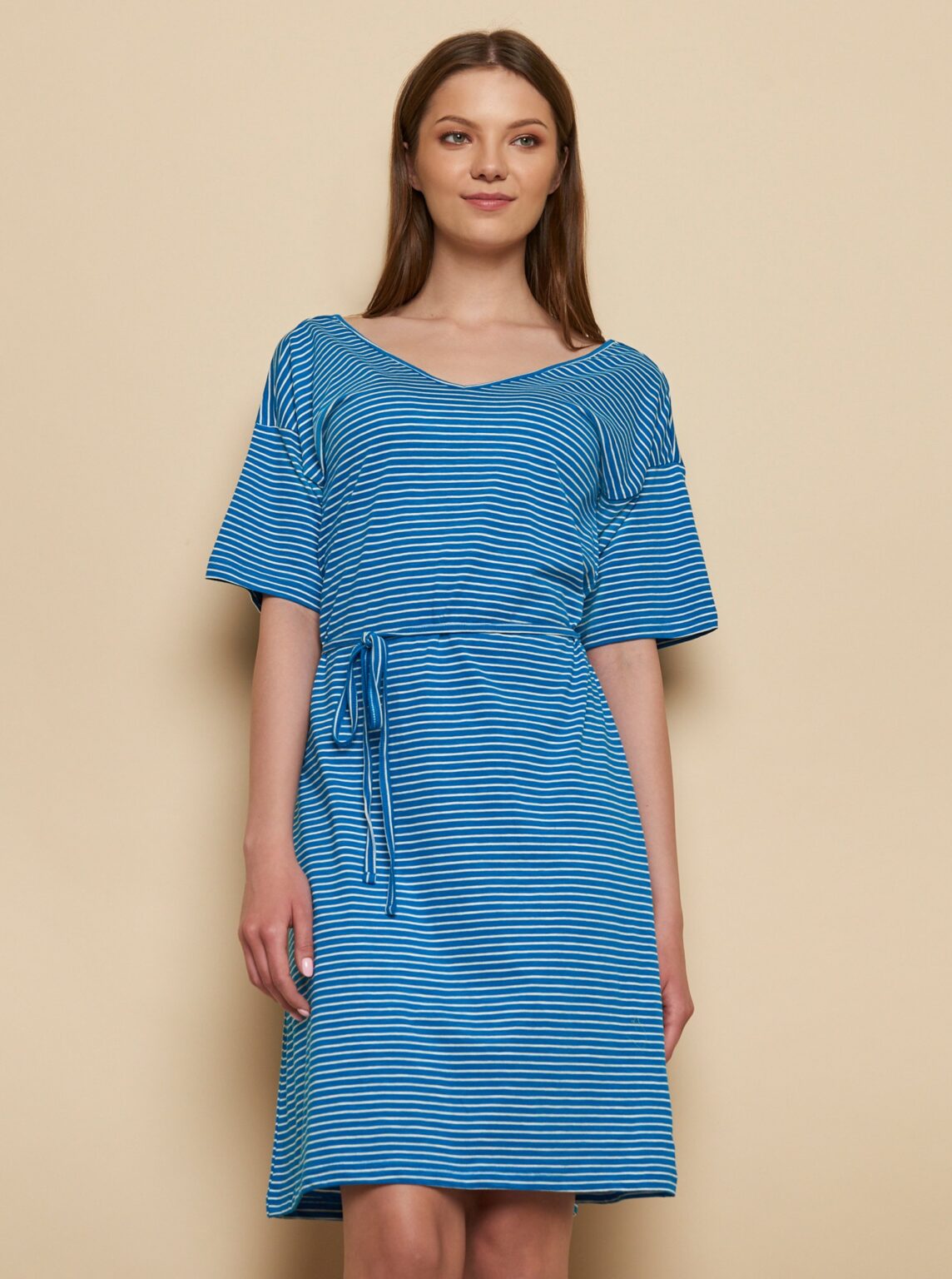 Blue striped dress Tranquillo - Women