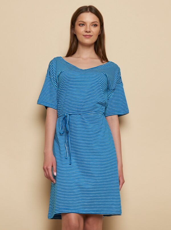 Blue striped dress Tranquillo - Women