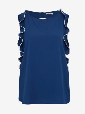 Blue women's blouse CAMAIEU